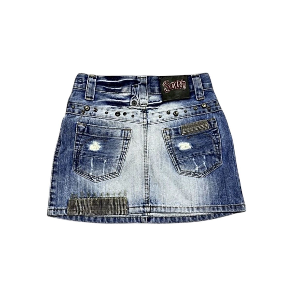 Dsquared2 Women's Dsquared2 Vintage Faith Patchwork Denim Skirt Size 27" / US 4 / IT 40 - 1 Thumbnail