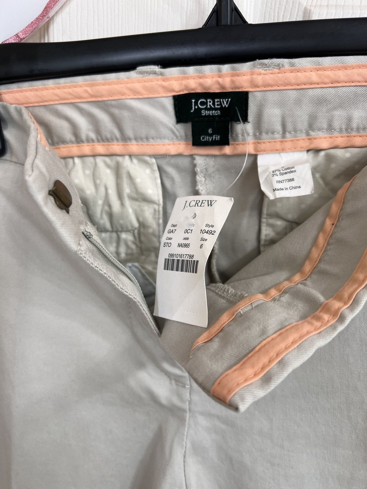 J.Crew J.Crew cream City fit stretch pants size 6 Size 28" / US 6 / IT 42 - 7 Thumbnail