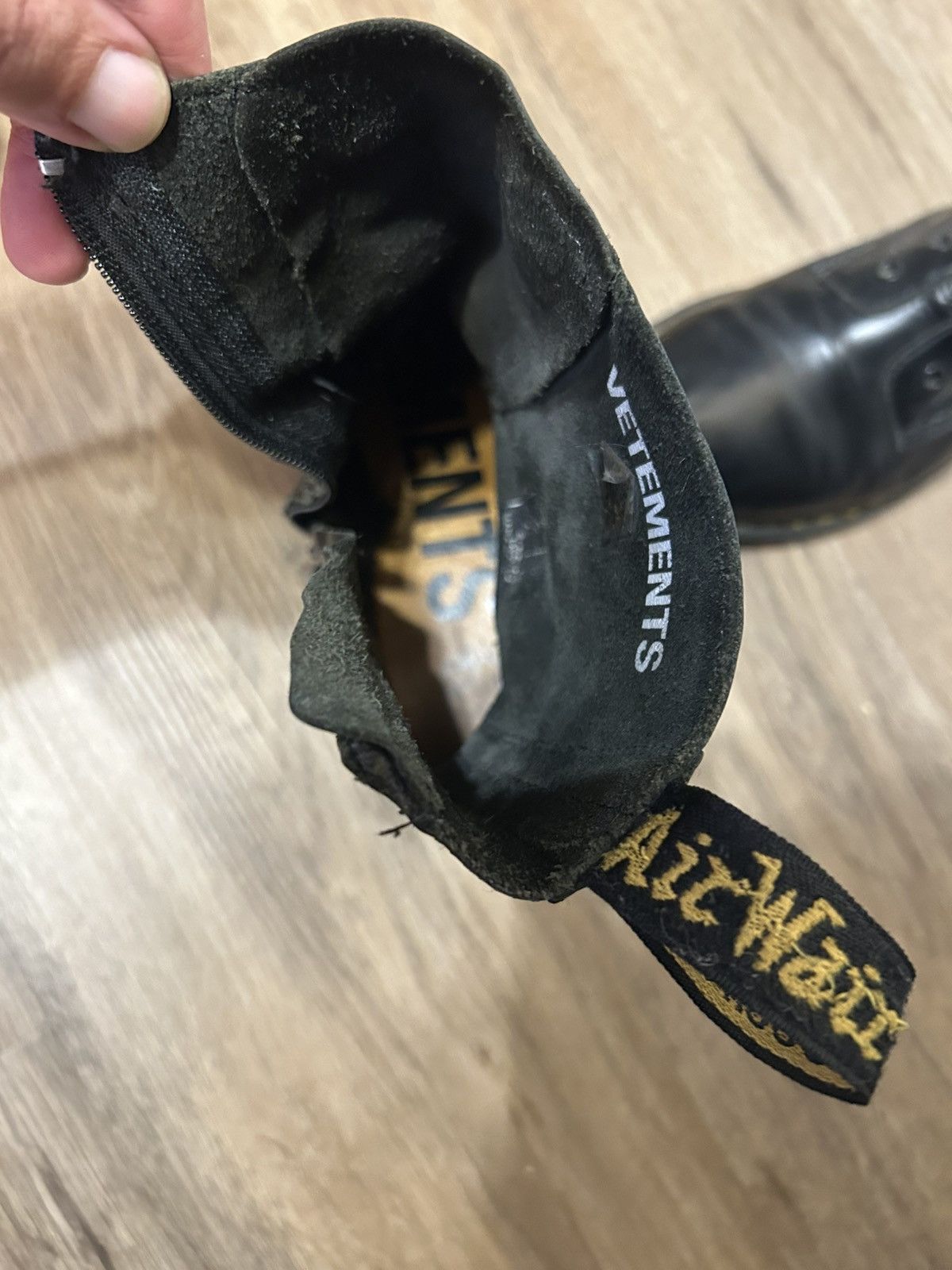 Dr. Martens × Vetements Vetements x Dr.Martens BORDERLINE BOOTS Size US 9 / EU 42 - 6 Thumbnail