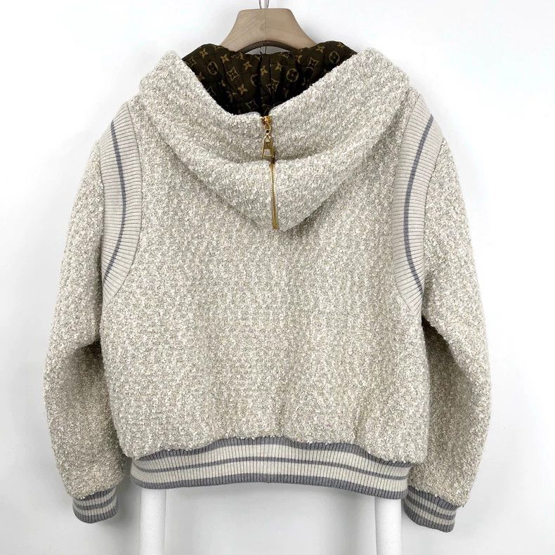 Louis Vuitton Louis Vuitton Hooded Jacket with Brown Lining- DMC Size US L / EU 52-54 / 3 - 1 Thumbnail