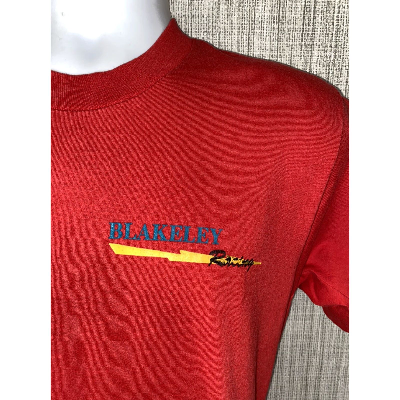 Vintage VINTAGE Screen Stars Best Mens Blakely Racing Made In The USA Sz L Red Men L Shirt Size US L / EU 52-54 / 3 - 2 Thumbnail