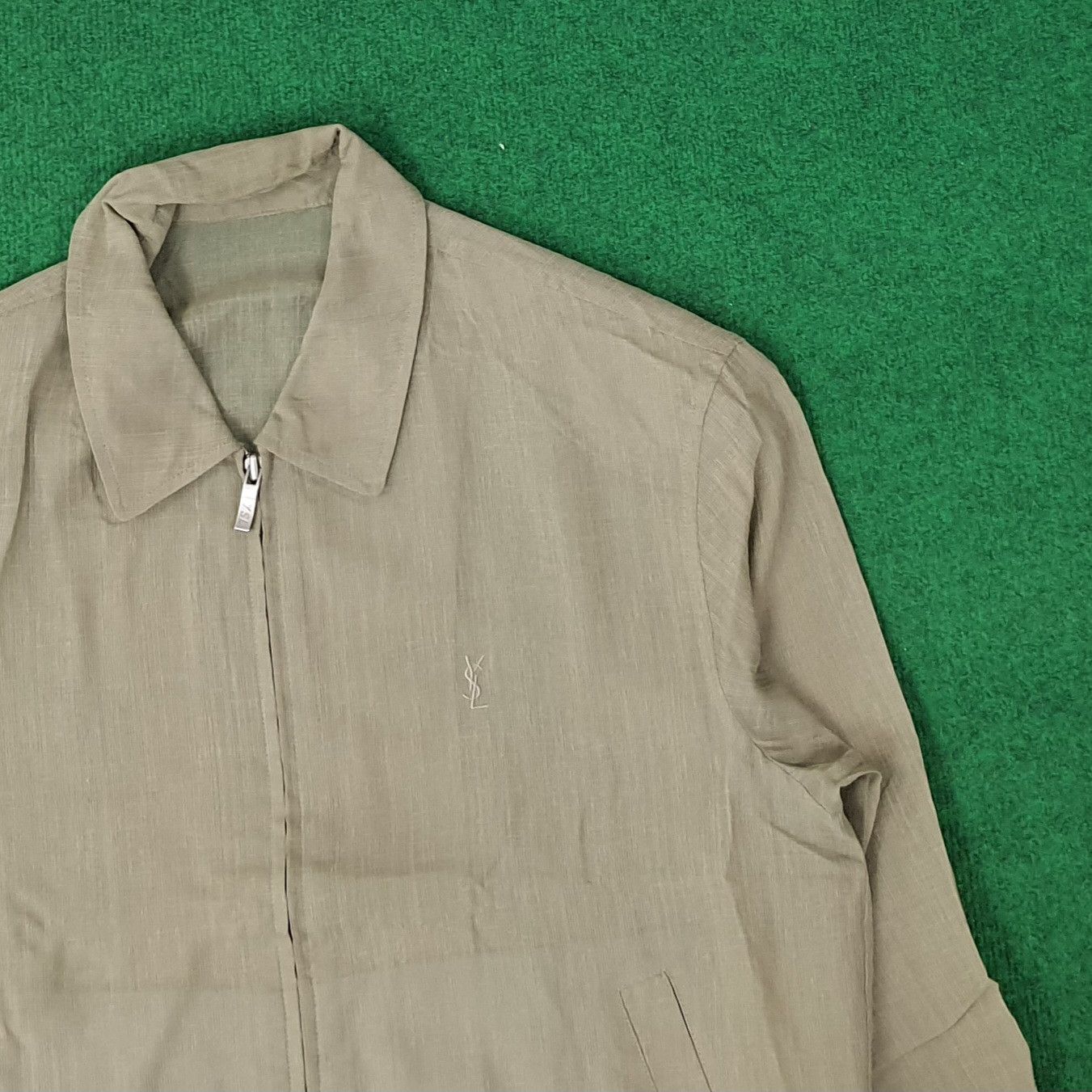 Yves Saint Laurent Vintage Yves Saint Laurent Translucent Thin Jacket C260N19 Size L / US 10 / IT 46 - 2 Thumbnail