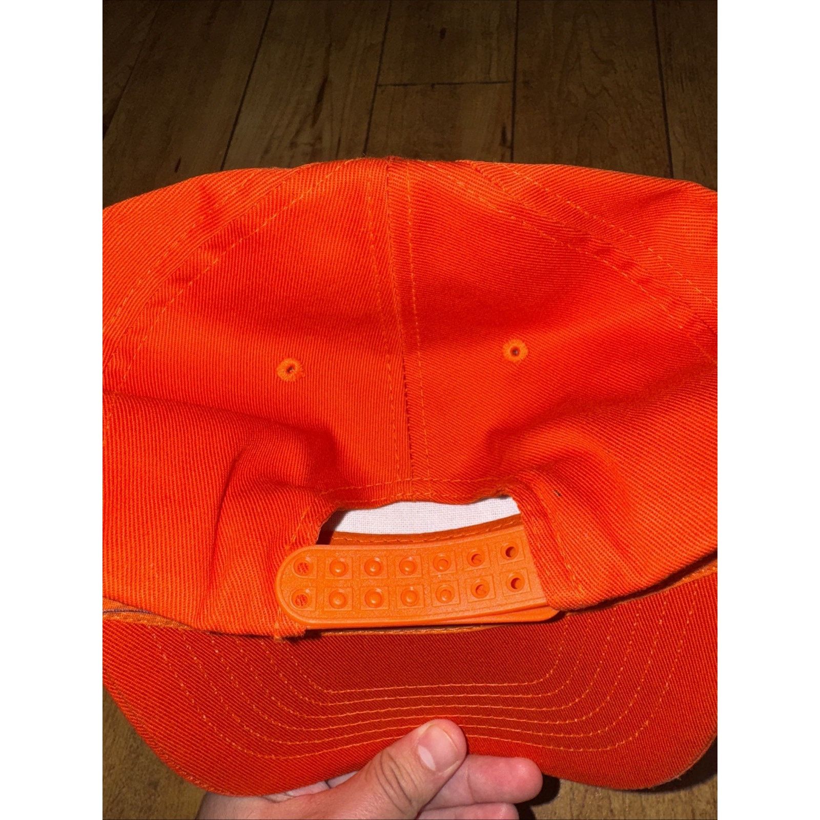 Vintage Vintage 80s 90s Race Marshal Run Snapback Hat Orange Size ONE SIZE - 2 Thumbnail