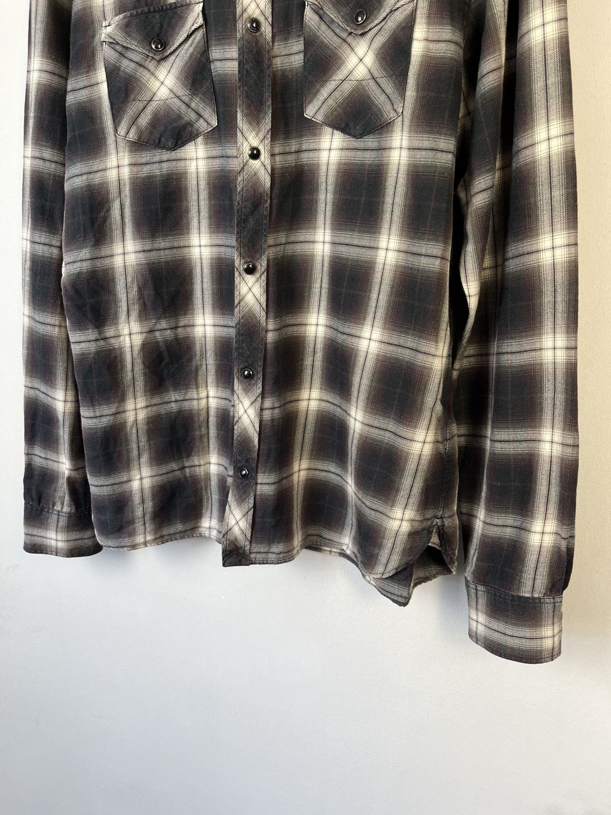 Allsaints Allsaints Dacoma Cotton Plaid Long Sleeve Shirt Size US M / EU 48-50 / 2 - 4 Thumbnail