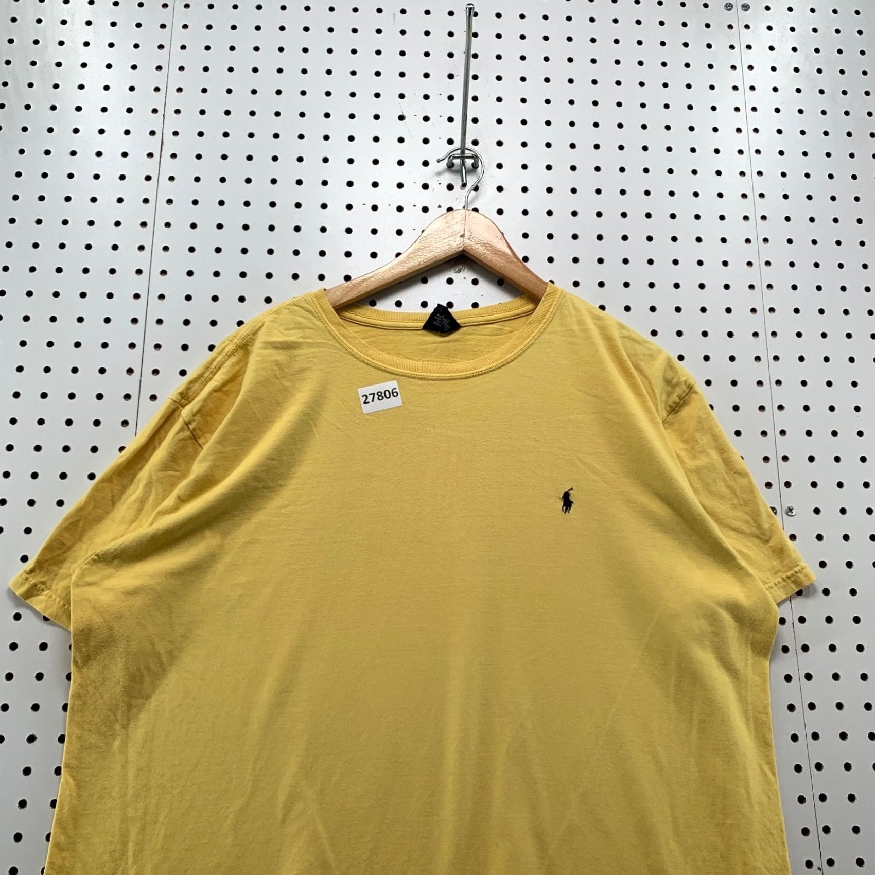 Polo Ralph Lauren VINTAGE Polo Ralph Lauren Shirt Yellow Black Pony Mens Large Short Sleeve Size US L / EU 52-54 / 3 - 5 Thumbnail