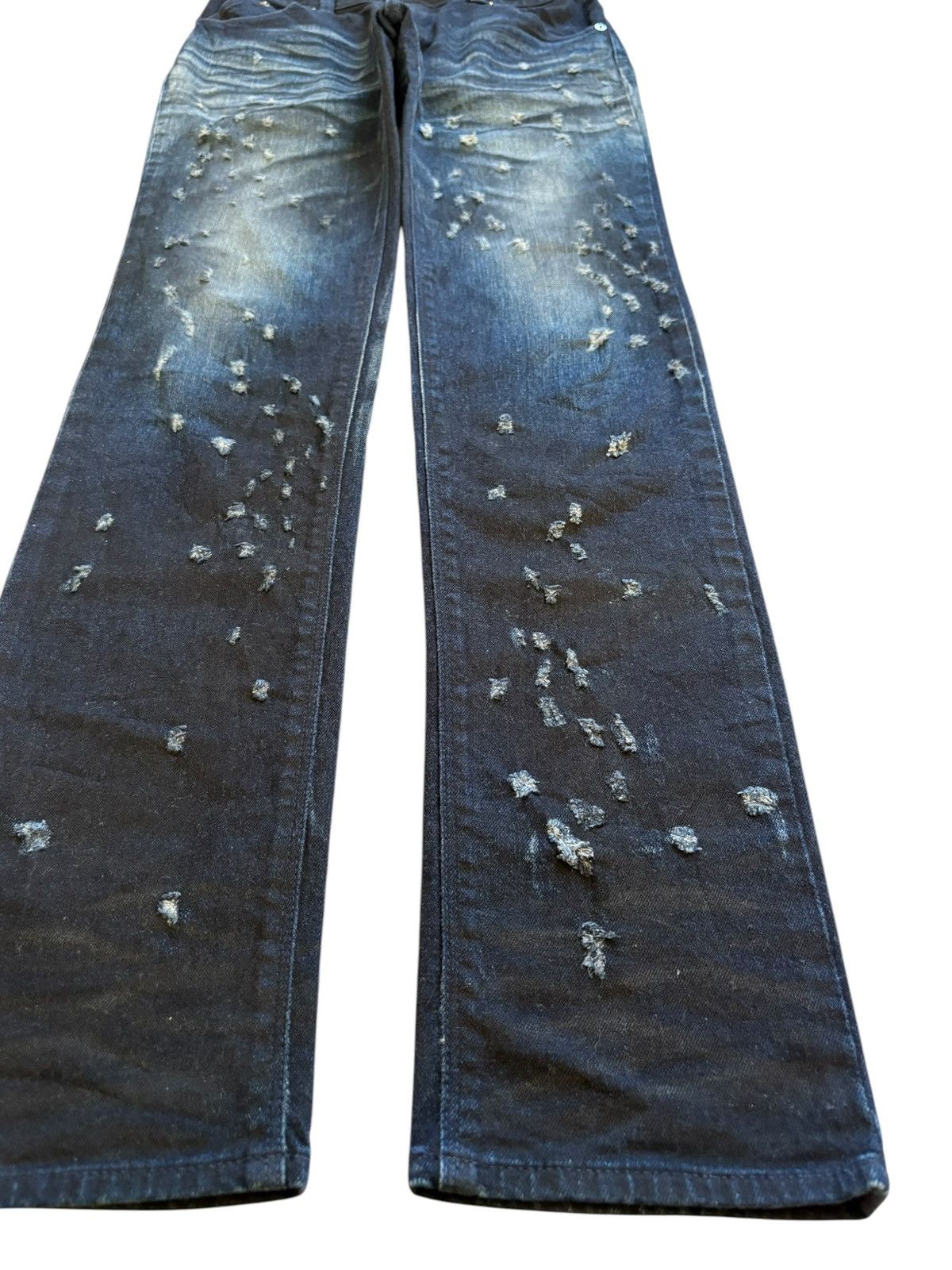 Japanese Brand × Seditionaries × semanticdesign Vintage Semantic Design Indigo Distressed Slim Fit Jeans Size US 29 - 7 Thumbnail