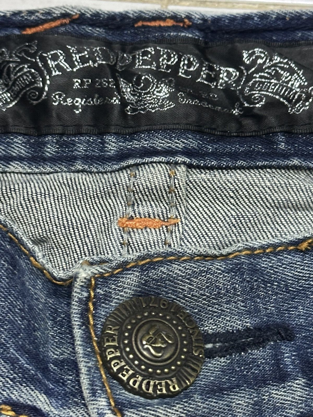 Ed Hardy Vintage Ed Hardy x Red Pepper Baggy Style With Faded Wash Size US 32 / EU 48 - 14 Thumbnail