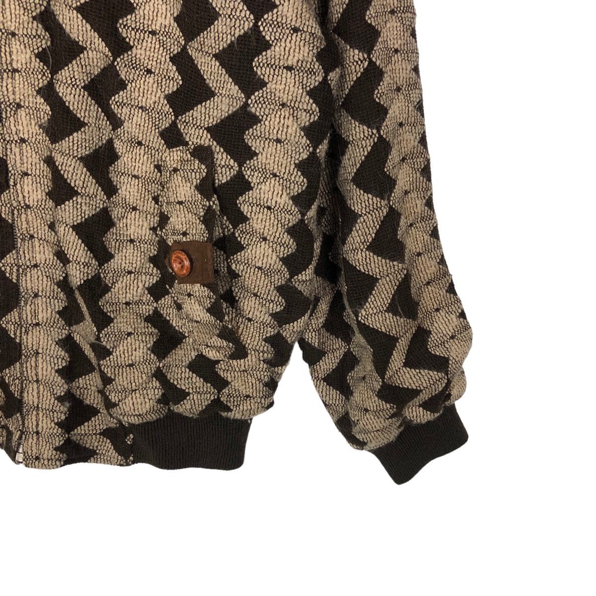 Japanese Brand VINTAGE NAVAJO BOMBER JACKET NAVAJO ISSEY MIYAKE STYLE Size US M / EU 48-50 / 2 - 4 Thumbnail
