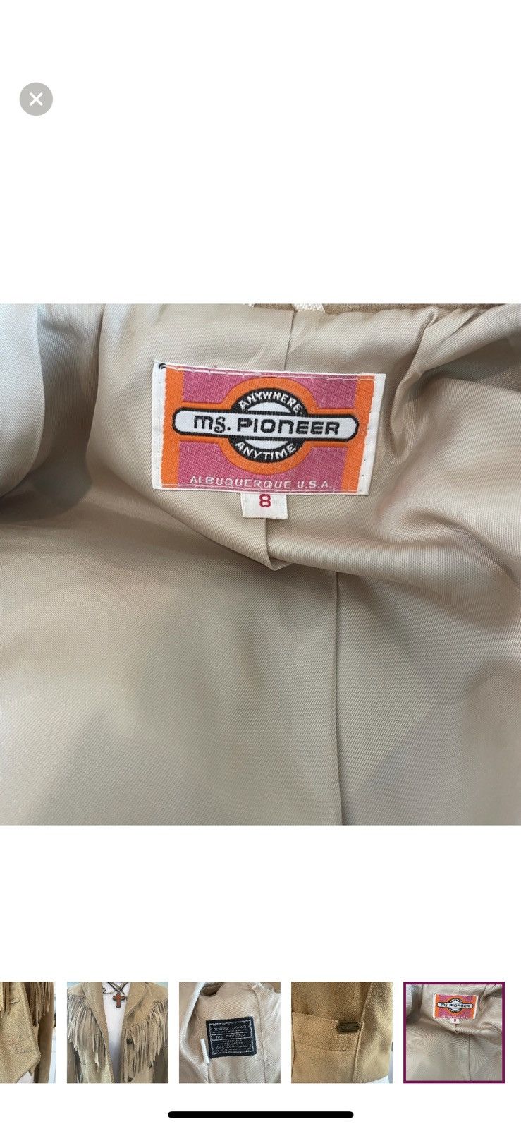 Vintage Genuine suede leather southwestern fridge jacket Size M / US 6-8 / IT 42-44 - 12 Thumbnail
