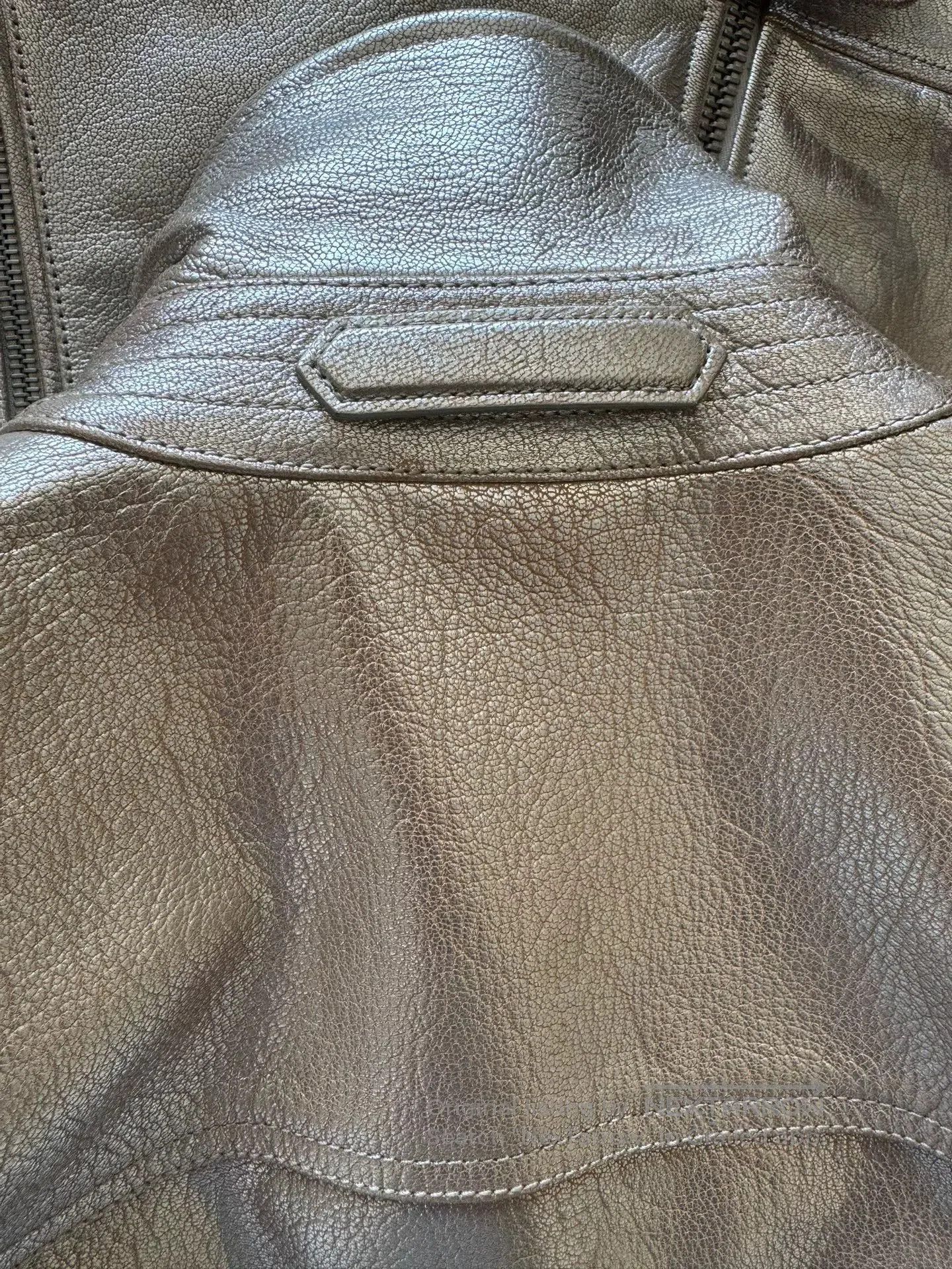 Tom Ford TOM FORD Metallic Leather Biker Jacket. Size US S / EU 44-46 / 1 - 7 Thumbnail