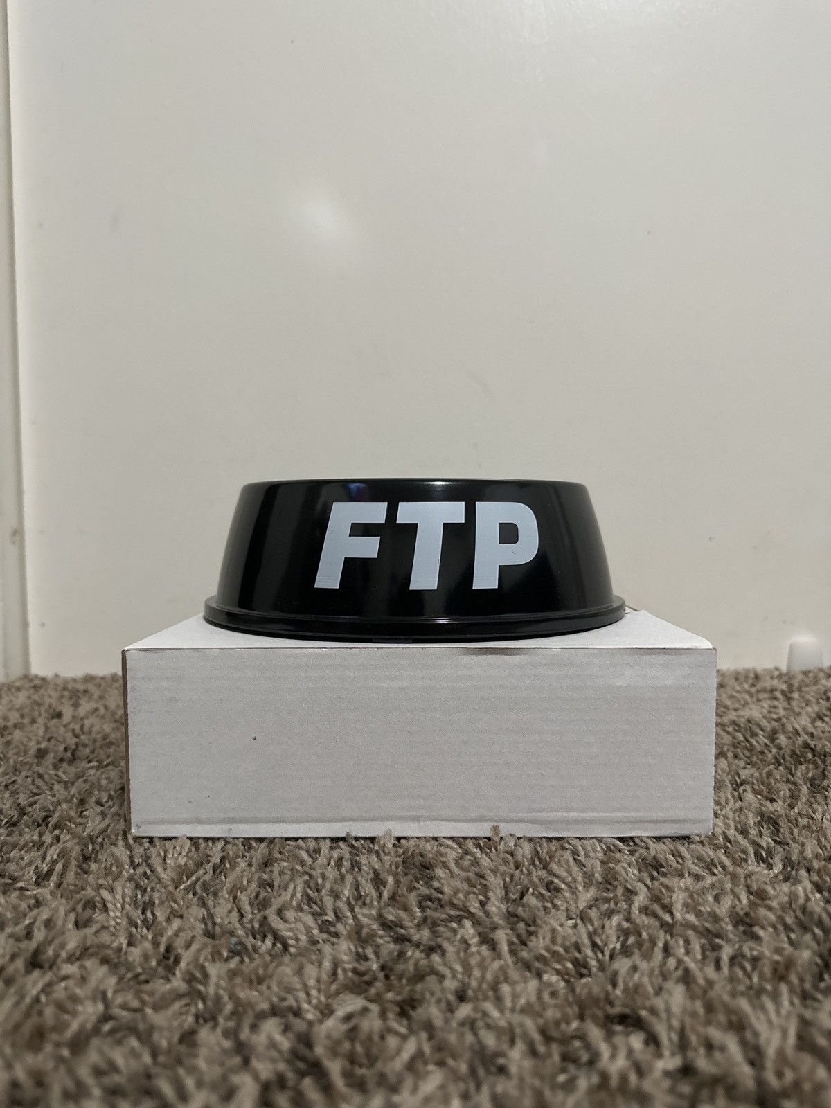 image of Fuck The Population Dog Bowl in Black, Men's