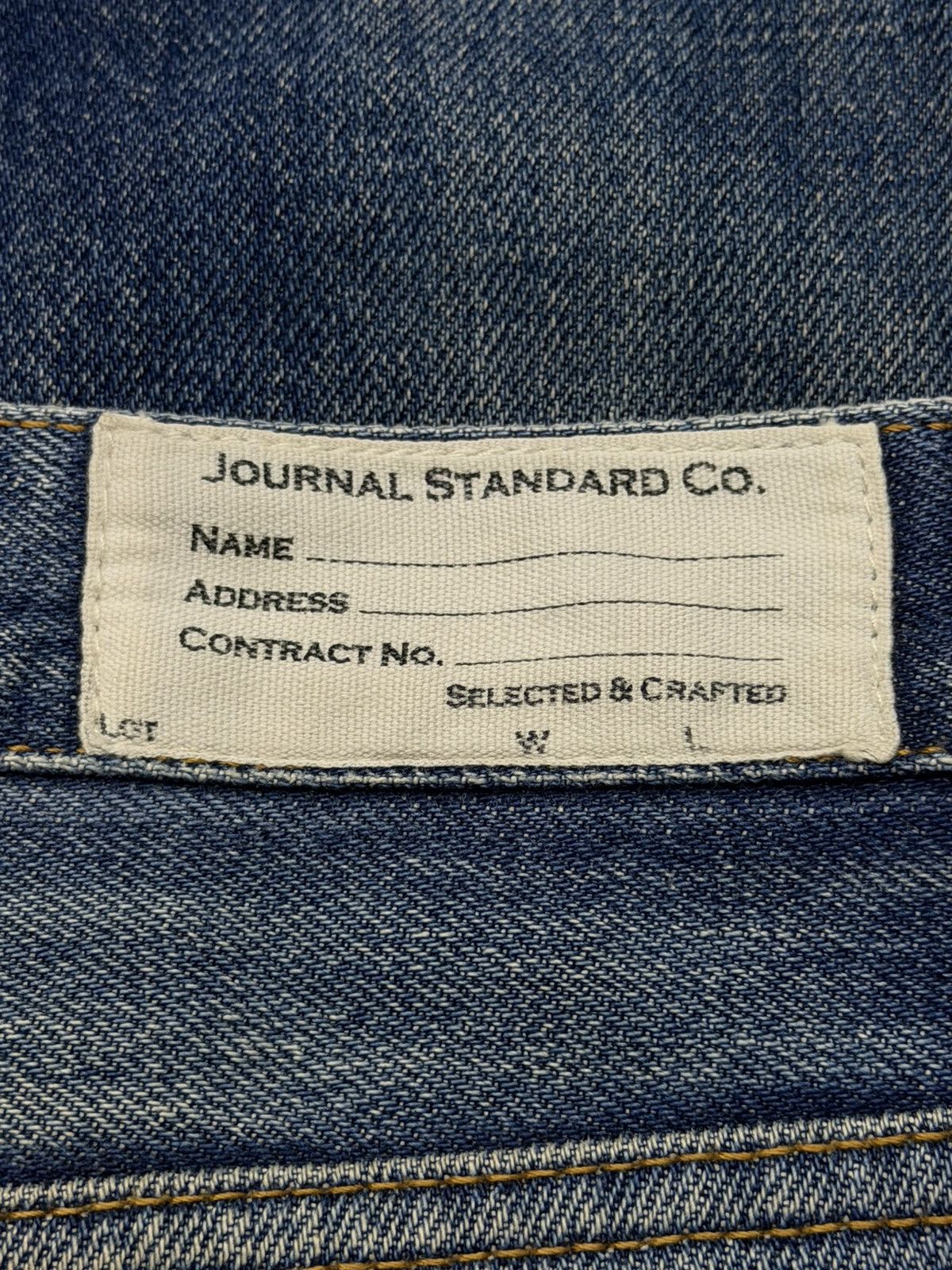 Journal Standard Vintage Journal Standard Co. Japan Selvedge Denim Jeans W32 Size US 32 / EU 48 - 14 Thumbnail