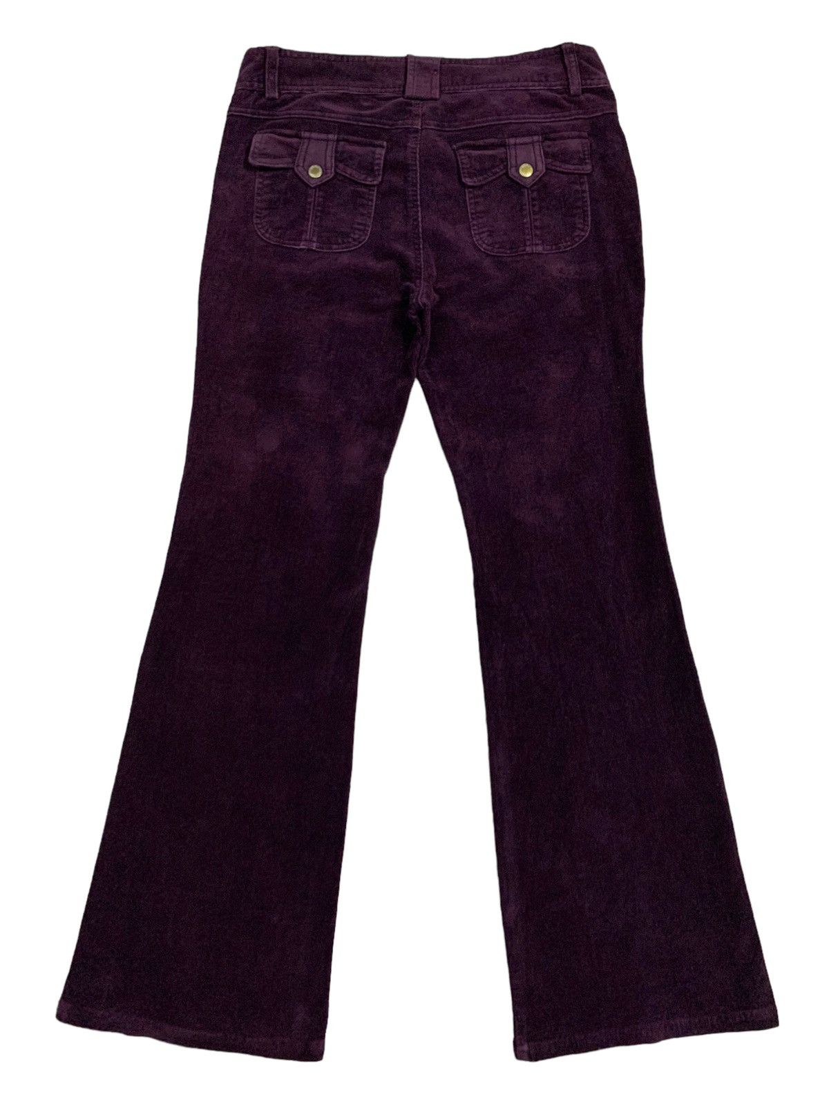 Hysteric Glamour Vintage Japanese A.2.P Velvet Low Rise Corduroy Flare Pants Size US 30 / EU 46 - 2 Thumbnail