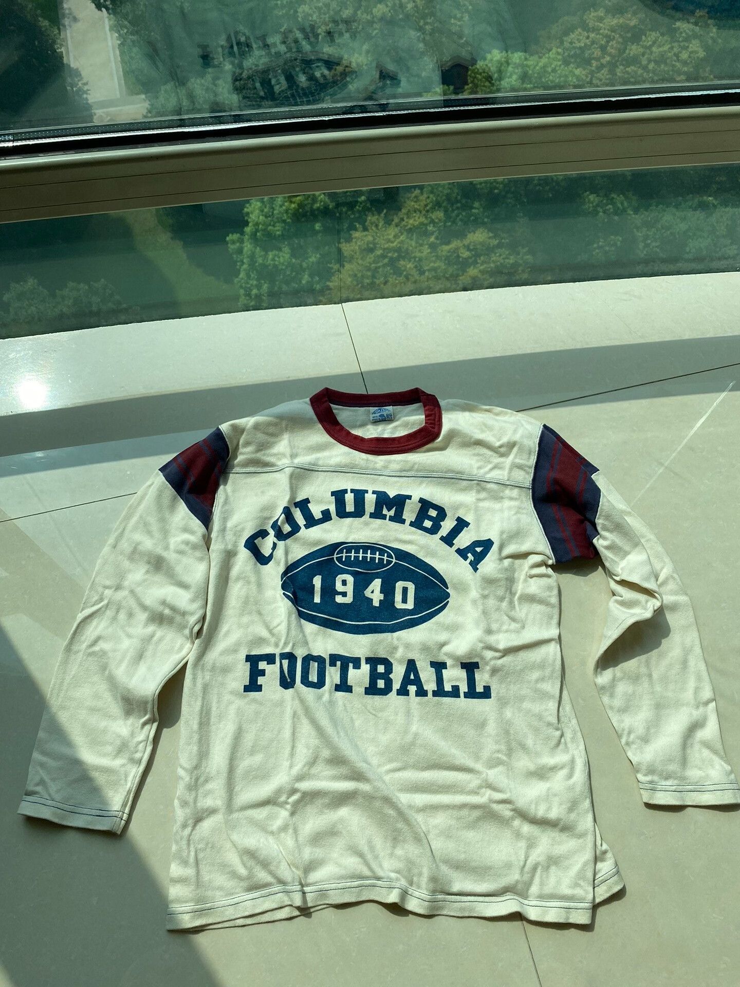 Freewheelers columbia football vintage long sleeve shirt Size US S / EU 44-46 / 1 - 1 Thumbnail