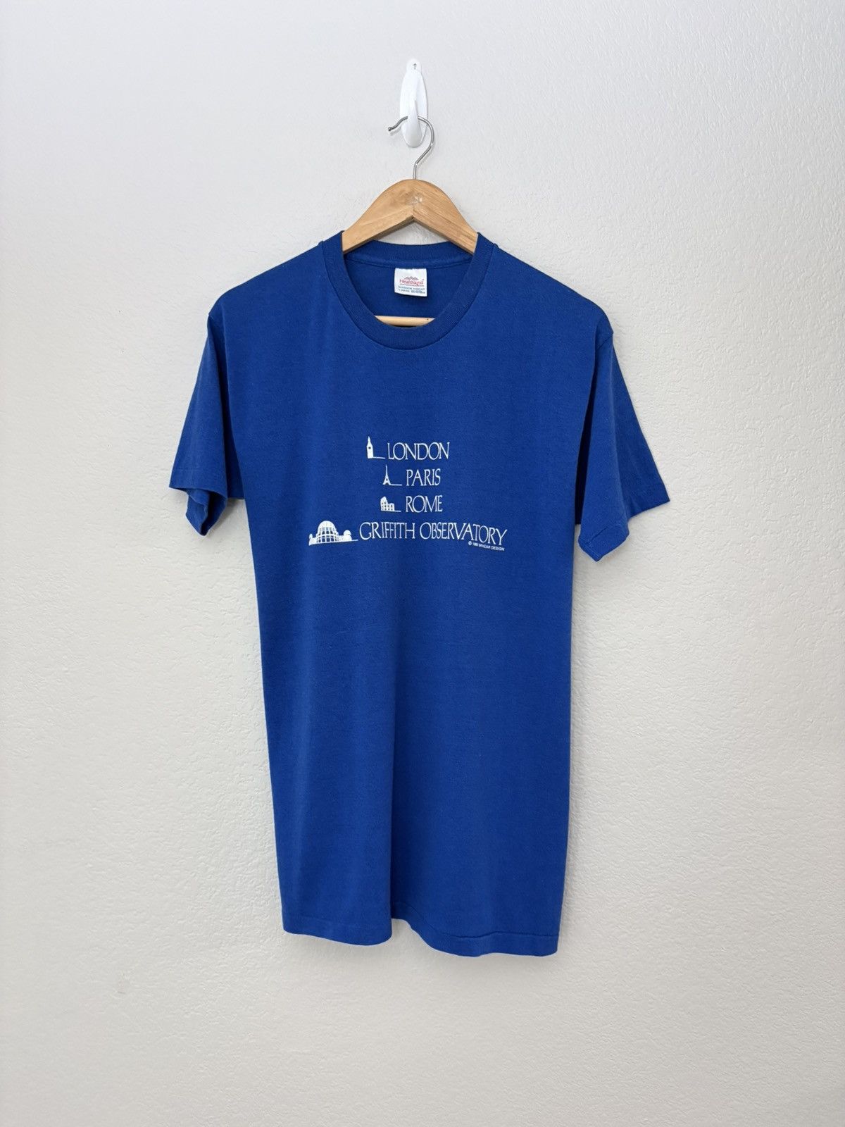 Vintage 80’s Griffith Observatory Vintage 80’s 50/50 Heathknit Tee Size US L / EU 52-54 / 3 - 1 Thumbnail
