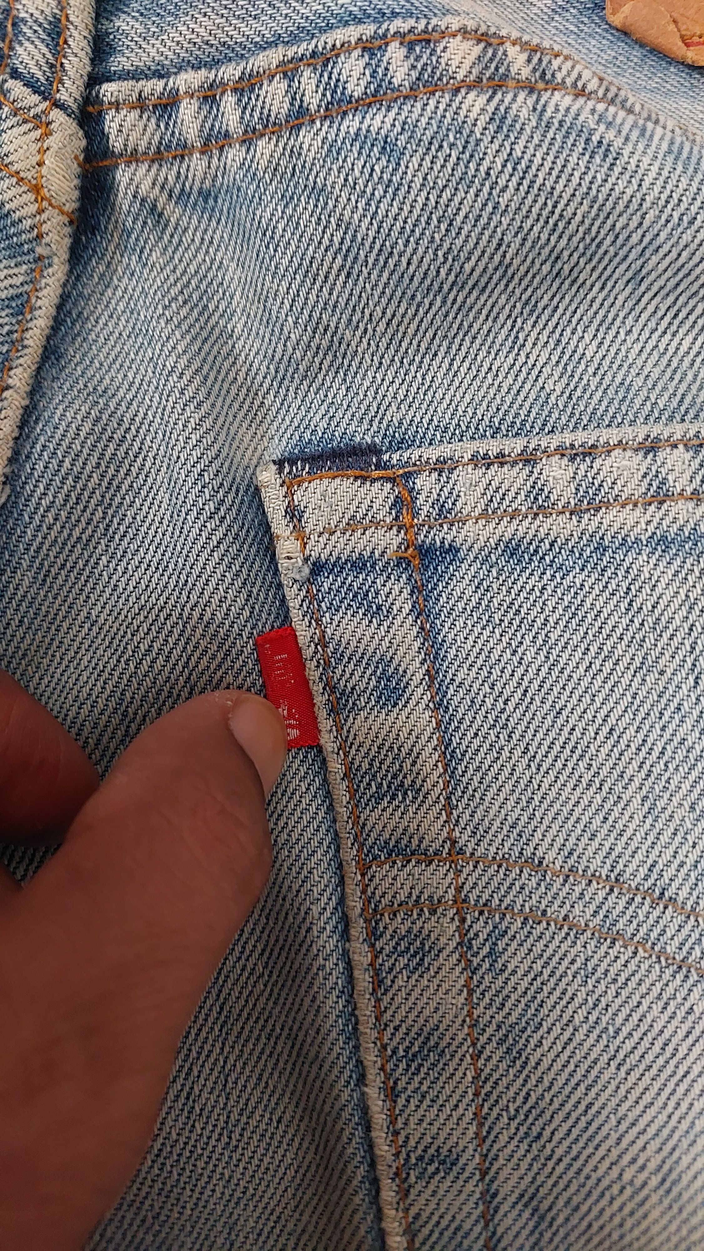 Levi's Vintage Clothing Vintage 80s Levi's 501 Selvedge Distressed Jeans Pant Size US 29 - 4 Thumbnail