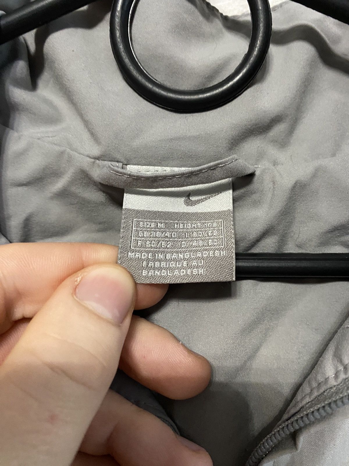 Nike × Vintage Vintage Track Jacket Nike Grey Size US M / EU 48-50 / 2 - 4 Thumbnail
