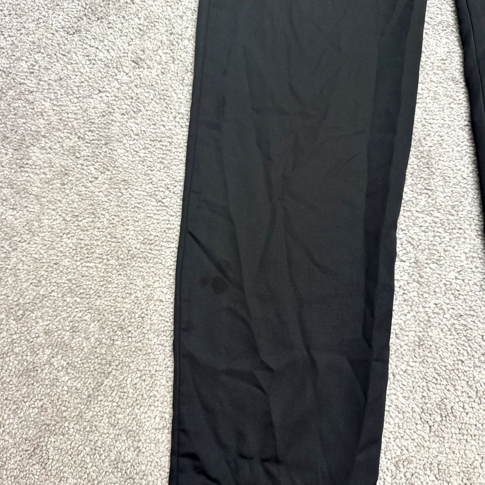 Boohoo Boohoo Black High Rise Pleated Paperbag Tapered Pants Womens 8 Formal Casual Workwear Belted Size 30" / US 8 / IT 44 - 7 Thumbnail