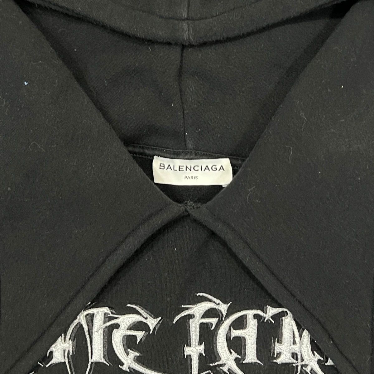 Balenciaga BALENCIAGA 2017AW Demna Femme Fatale Scarf Pullover Hoodie Size US XS / EU 42 / 0 - 3 Thumbnail