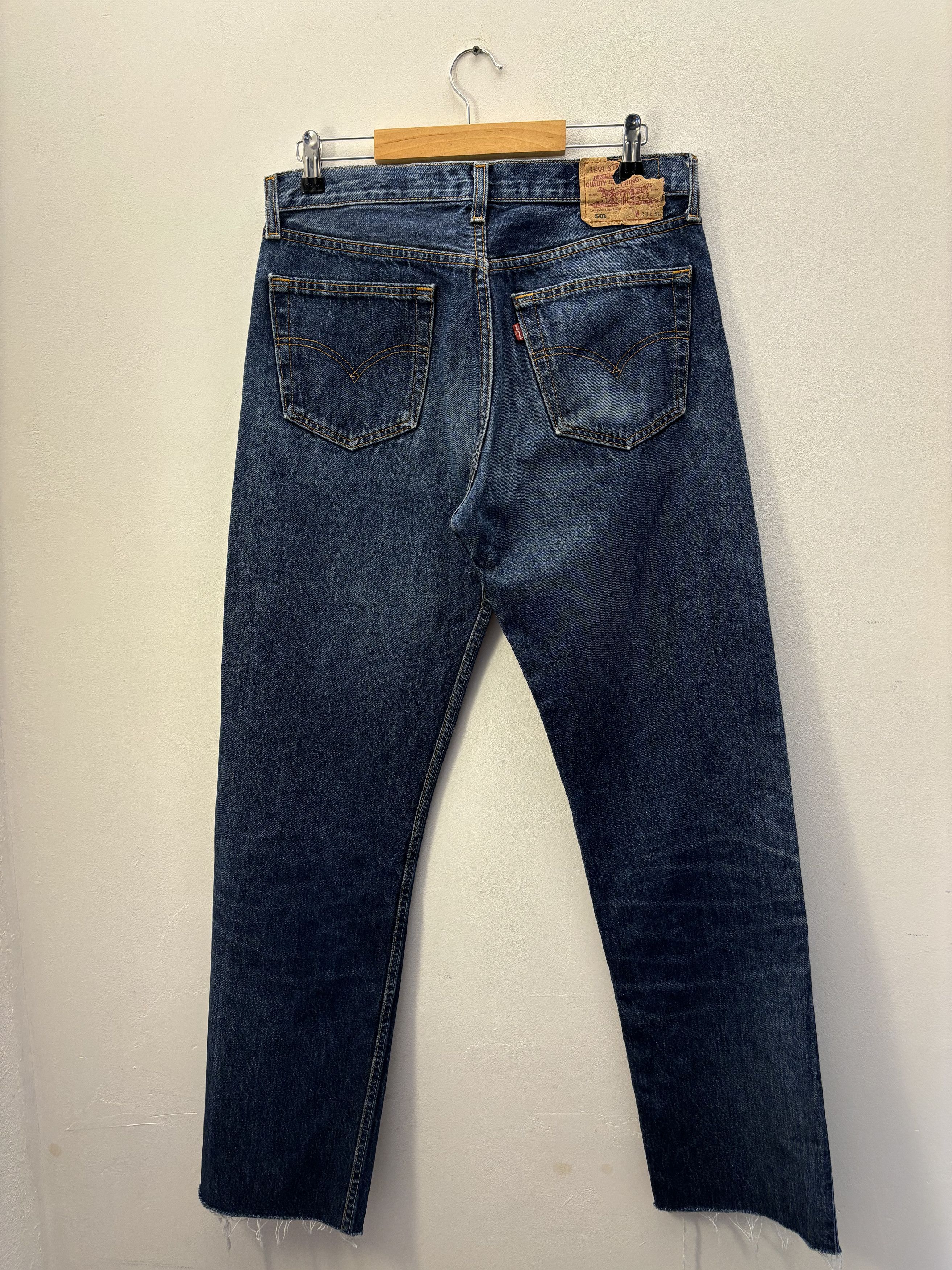 Levi's × Vintage Vintage 90s Levis 501 Jeans Size US 33 - 2 Thumbnail