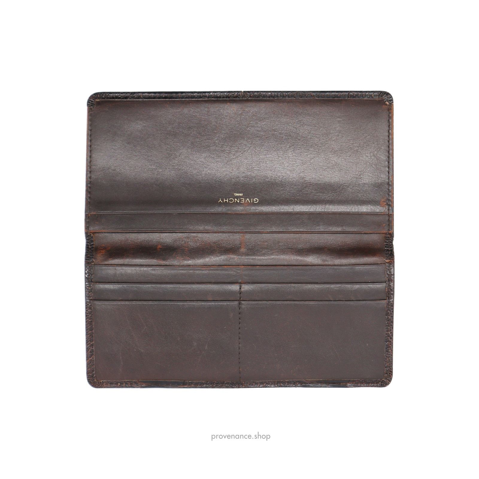 Givenchy 🔴 Givenchy Long Wallet - Ostrich Leather Size ONE SIZE - 6 Thumbnail