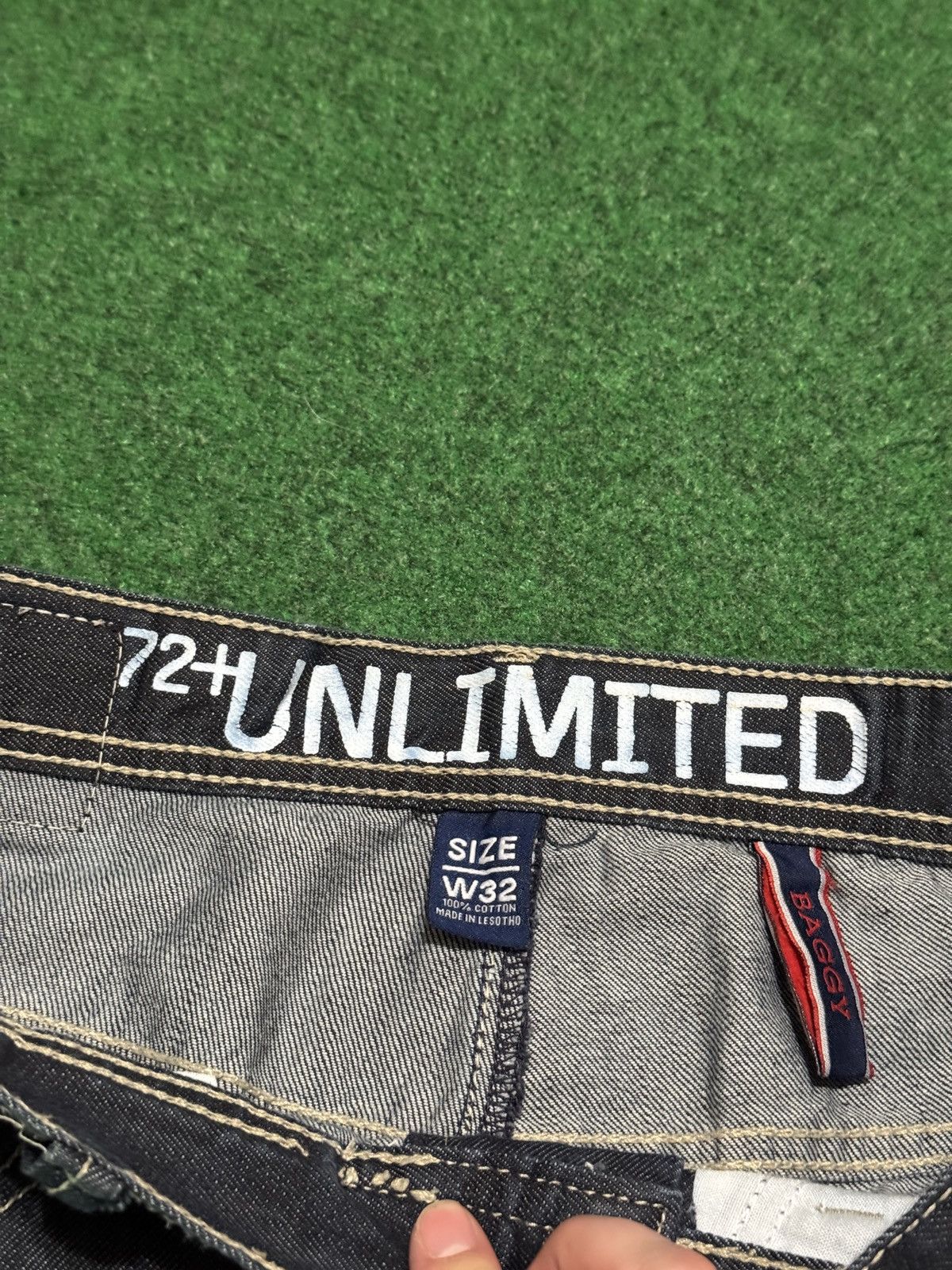 Ecko Unltd. Ecko Unltd Baggy Jorts Dark 13” Loose Fit 33 Denim Shorts Size US 33 - 4 Thumbnail