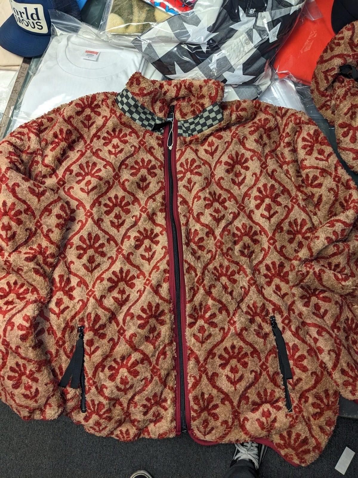 Kapital Kapital Yosemite Arabesque Fleece Zip Blouson Beige Size 5 Size US XXL / EU 58 / 5 - 8 Thumbnail