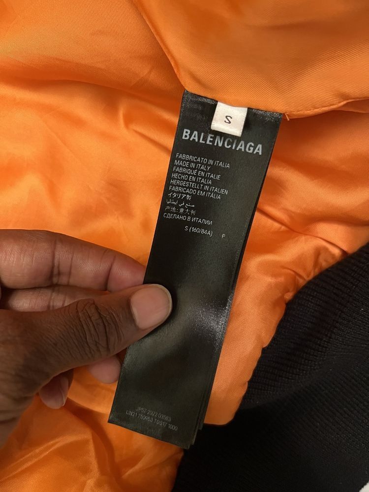 Balenciaga bullskin leather bomber jacket Size US S / EU 44-46 / 1 - 12 Thumbnail