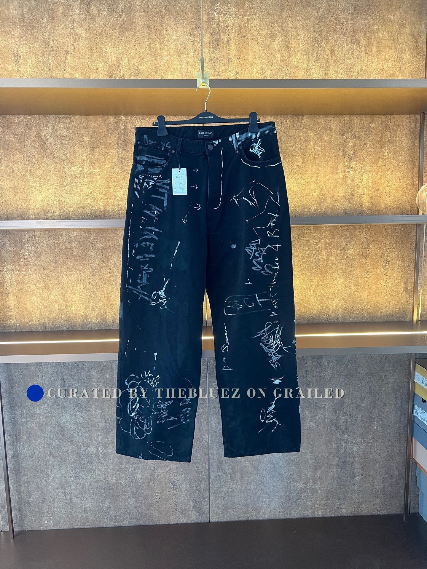 Balenciaga Balenciaga Summer 23' Graffiti Jeans | Grailed