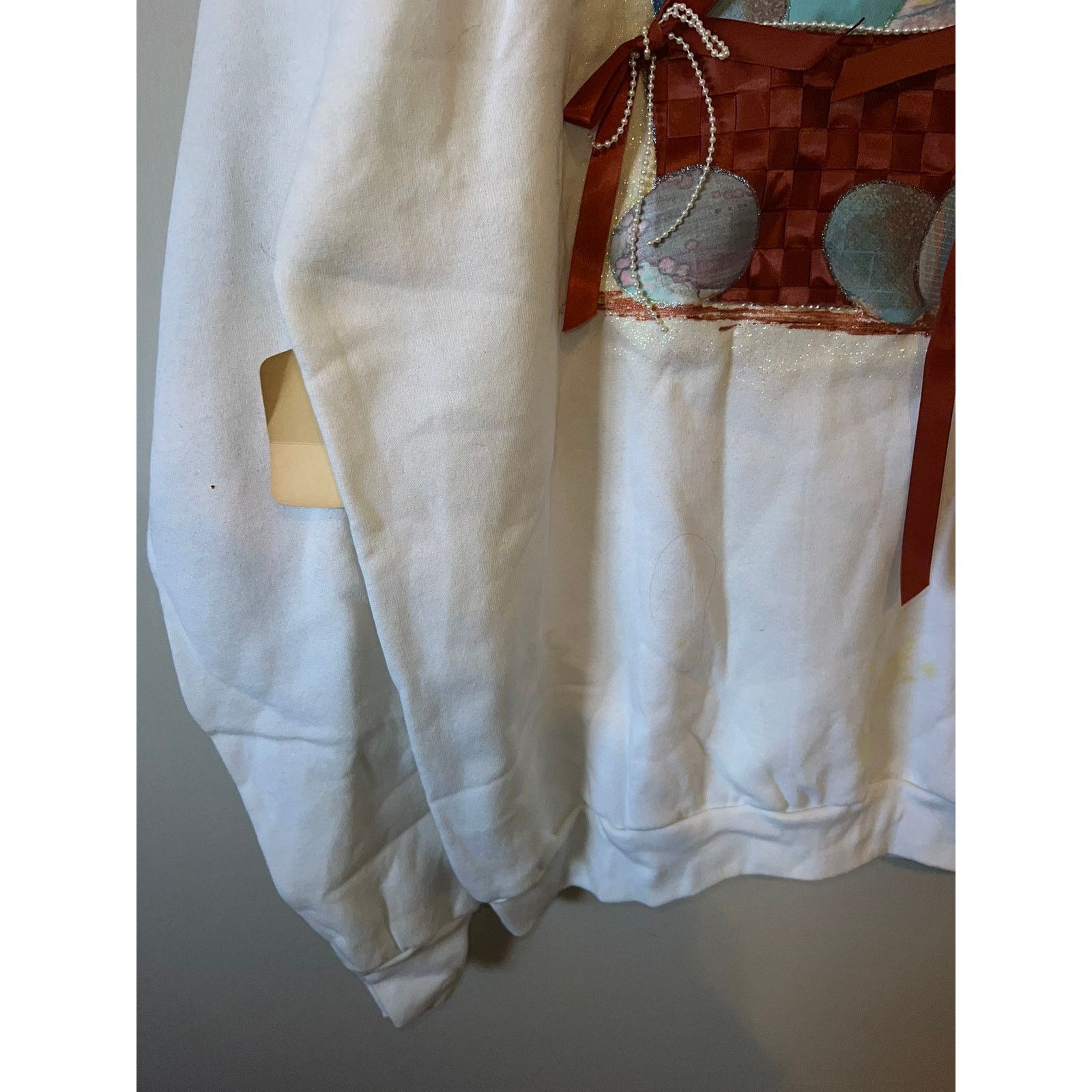 Vintage 90s Vintage Easter Egg Bucket Custom made Sweatshirt VTG L Size US L / EU 52-54 / 3 - 7 Thumbnail