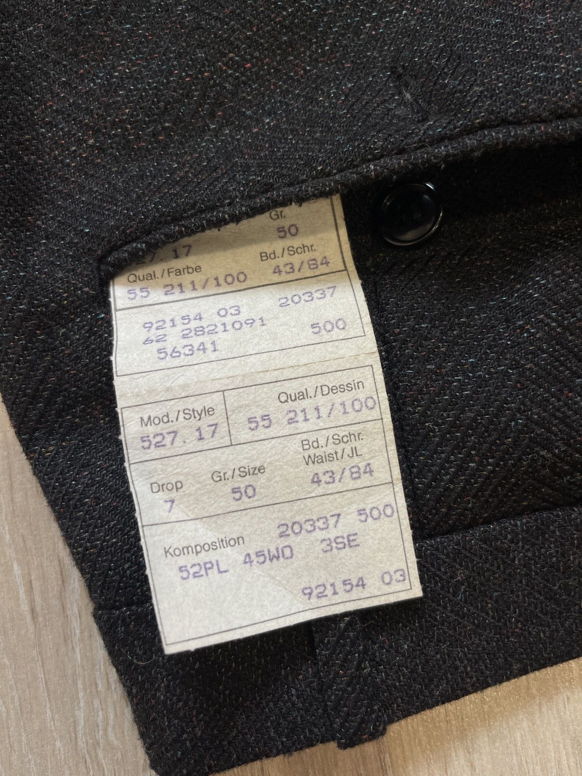 Vintage Vintage wool pants trousers 40R Size US 34 / EU 50 - 9 Thumbnail