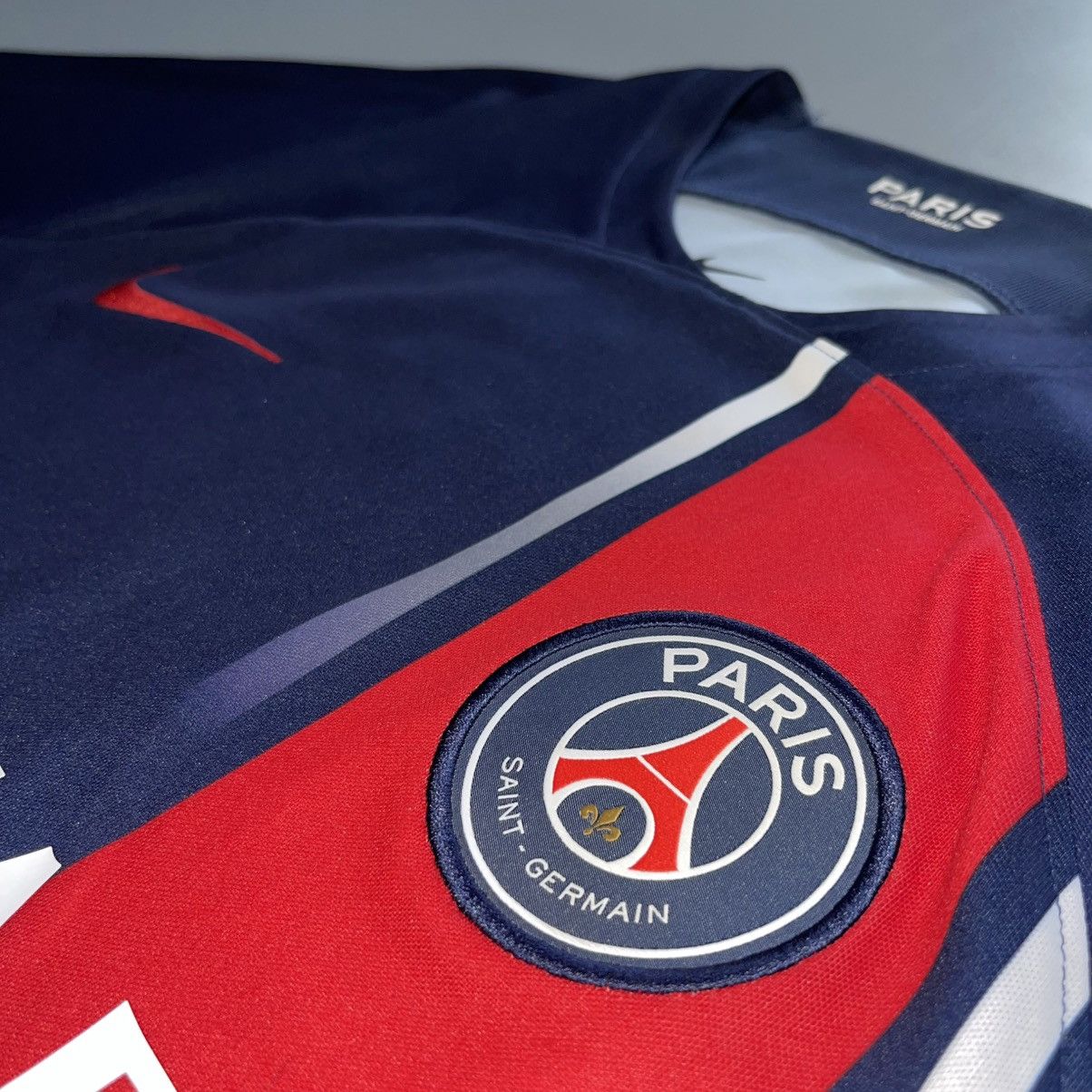 Nike × Vintage PSG NIKE 2023/2024 FOOTBALL SOCCER HOME JERSEY #29 BARCOLA Size US M / EU 48-50 / 2 - 5 Thumbnail