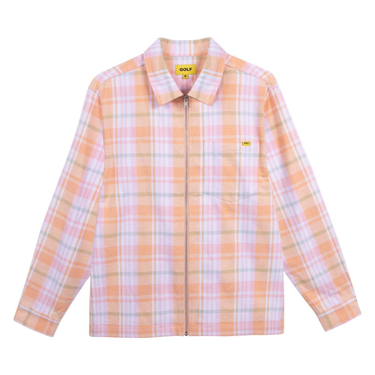 Golf Wang Flannel Zip Shirt Orange/Pink Size US XS / EU 42 / 0 - 1 Thumbnail
