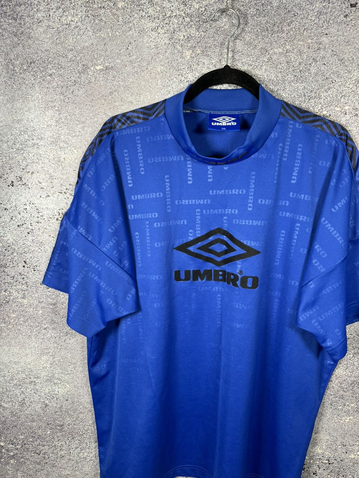 Umbro × Vintage 90’s Vintage Umbro Training Blue Jersey 2XL size Size US XXL / EU 58 / 5 - 3 Thumbnail