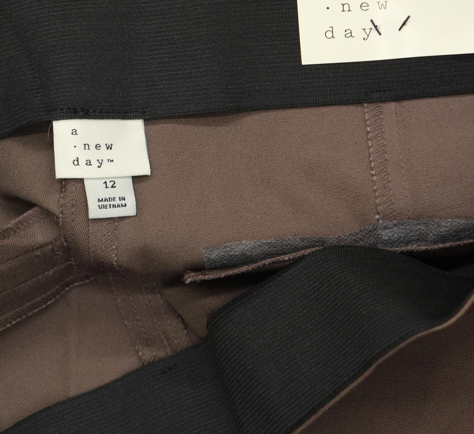 Designer Nwt A New Day Skinny Ankle Pants 90987509 Light Brown 12 Size 34" / US 12 / IT 48 - 4 Thumbnail