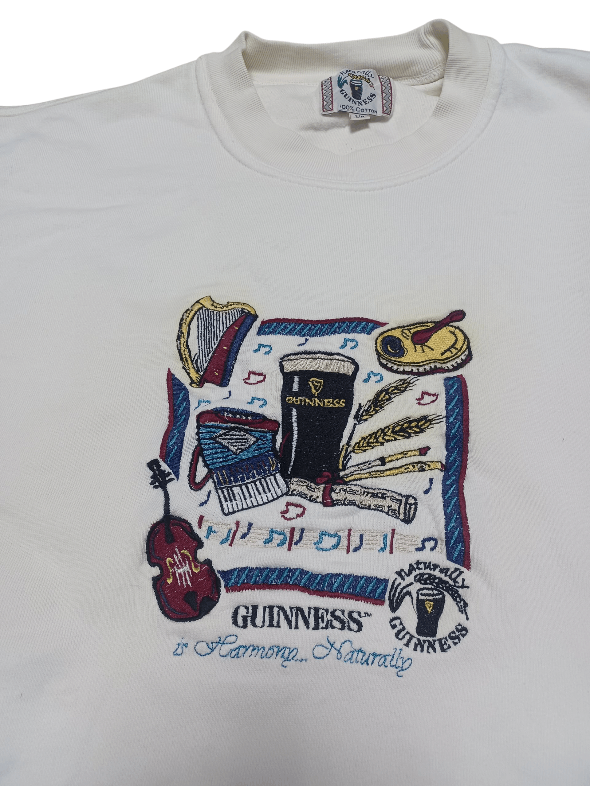 Other GUINNESS VINTAGE BIGLOGO EMBROIDERED BOXY SWEATSHIRT Size US M / EU 48-50 / 2 - 2 Thumbnail