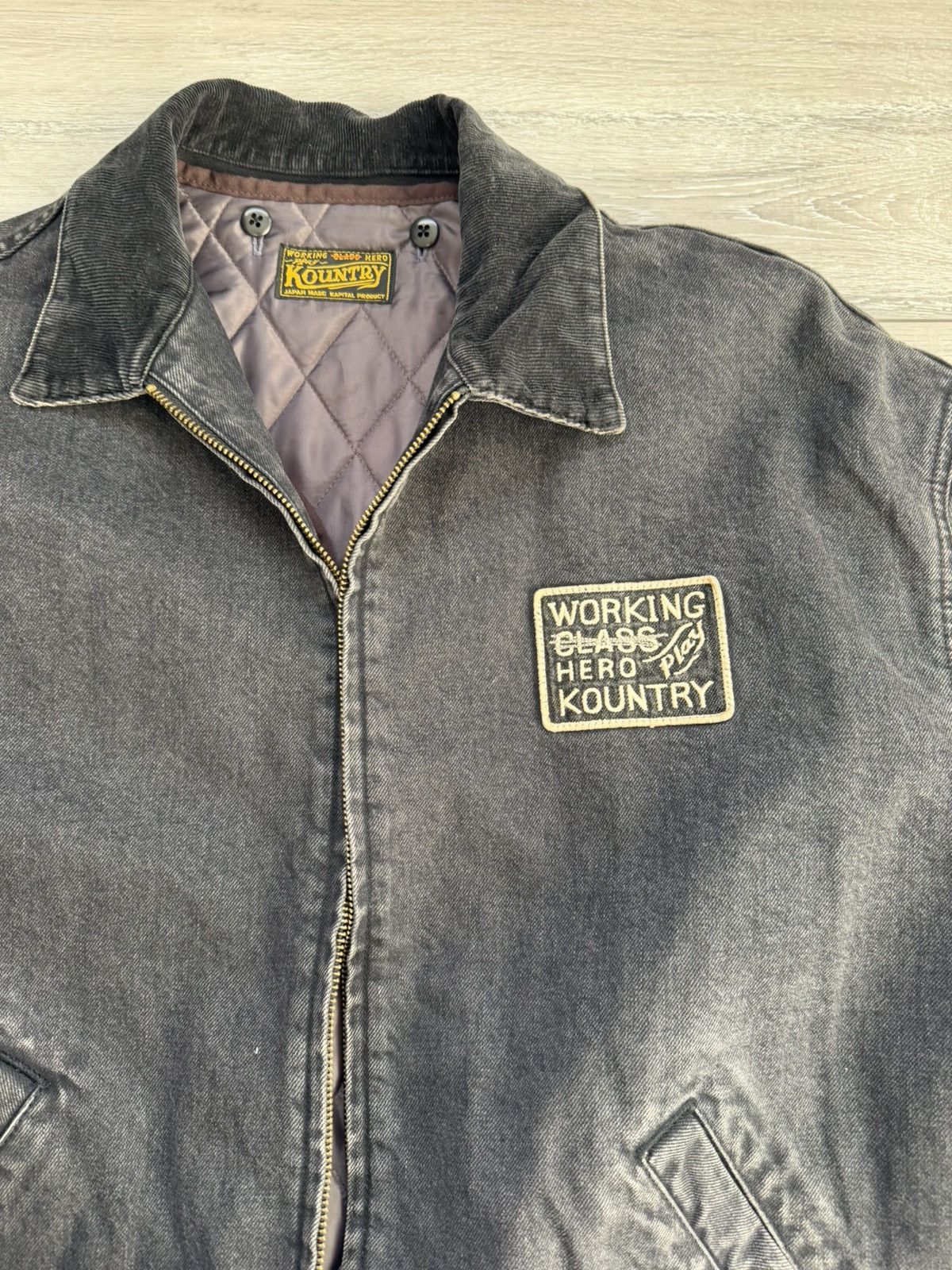 Kapital Kapital 14oz Denim T-Back Drizzler Jacket “Anarchy Rainbowy” Size US L / EU 52-54 / 3 - 4 Thumbnail