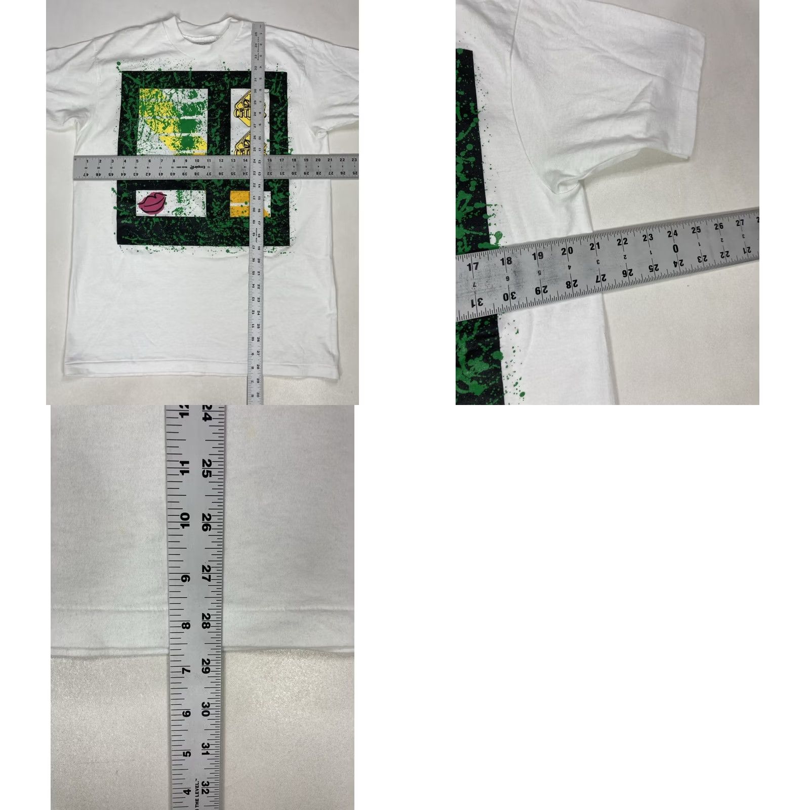 Hanes VINTAGE Hanes T-Shirt Graphic Print 90s Spring Break 97 2-Sided USA Men Large White Cotton Crew Neck Short Sleeve Shirt Mens Size US L / EU 52-54 / 3 - 8 Thumbnail