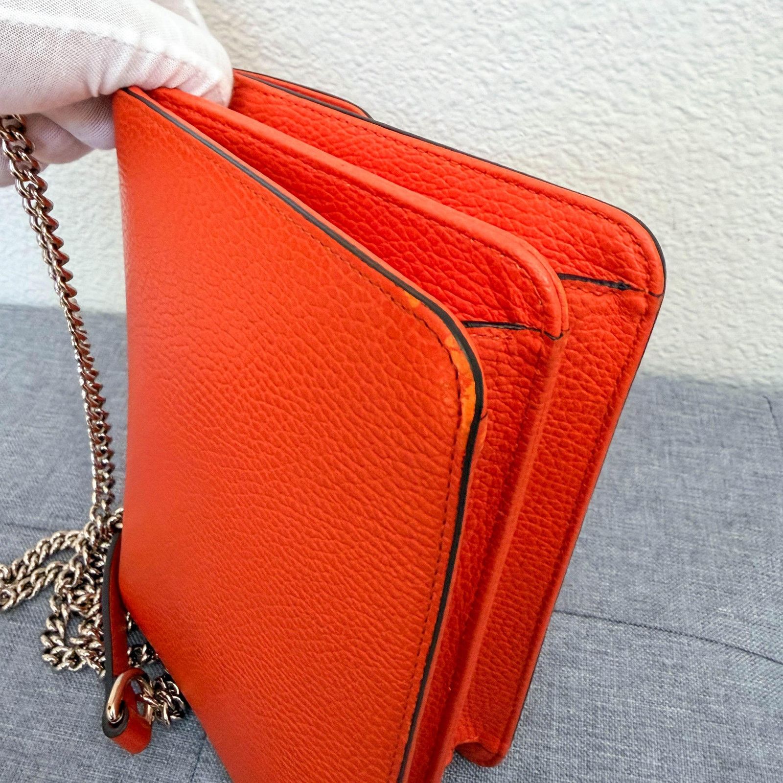 Gucci Authentic Gucci Interlocking GG Leather Shoulder Bag Size ONE SIZE - 7 Thumbnail
