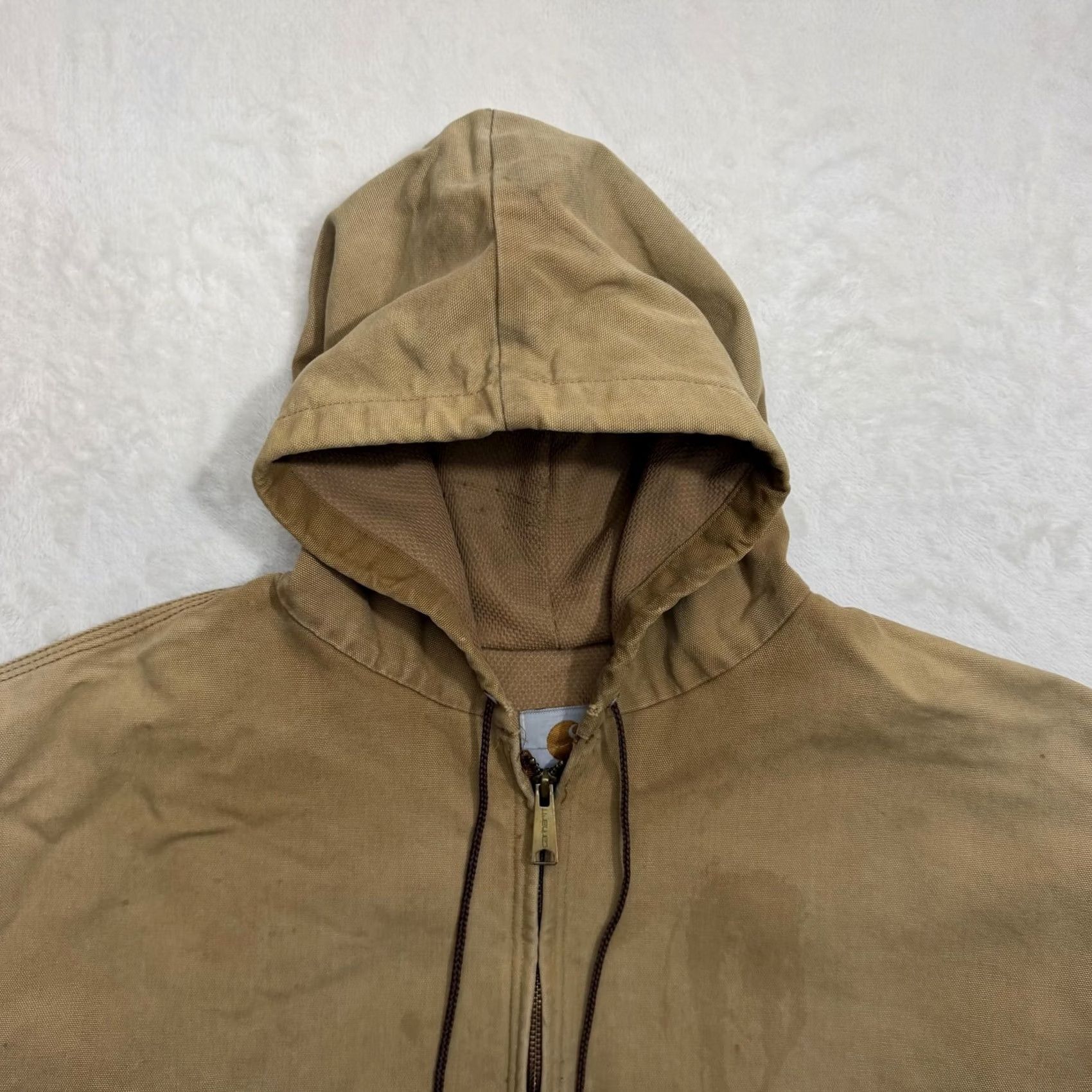 Carhartt Carhartt Jacket Mens 4XL Brown Canvas Hooded Lined Workwear Bomber Full Zip Size US S / EU 44-46 / 1 - 2 Thumbnail