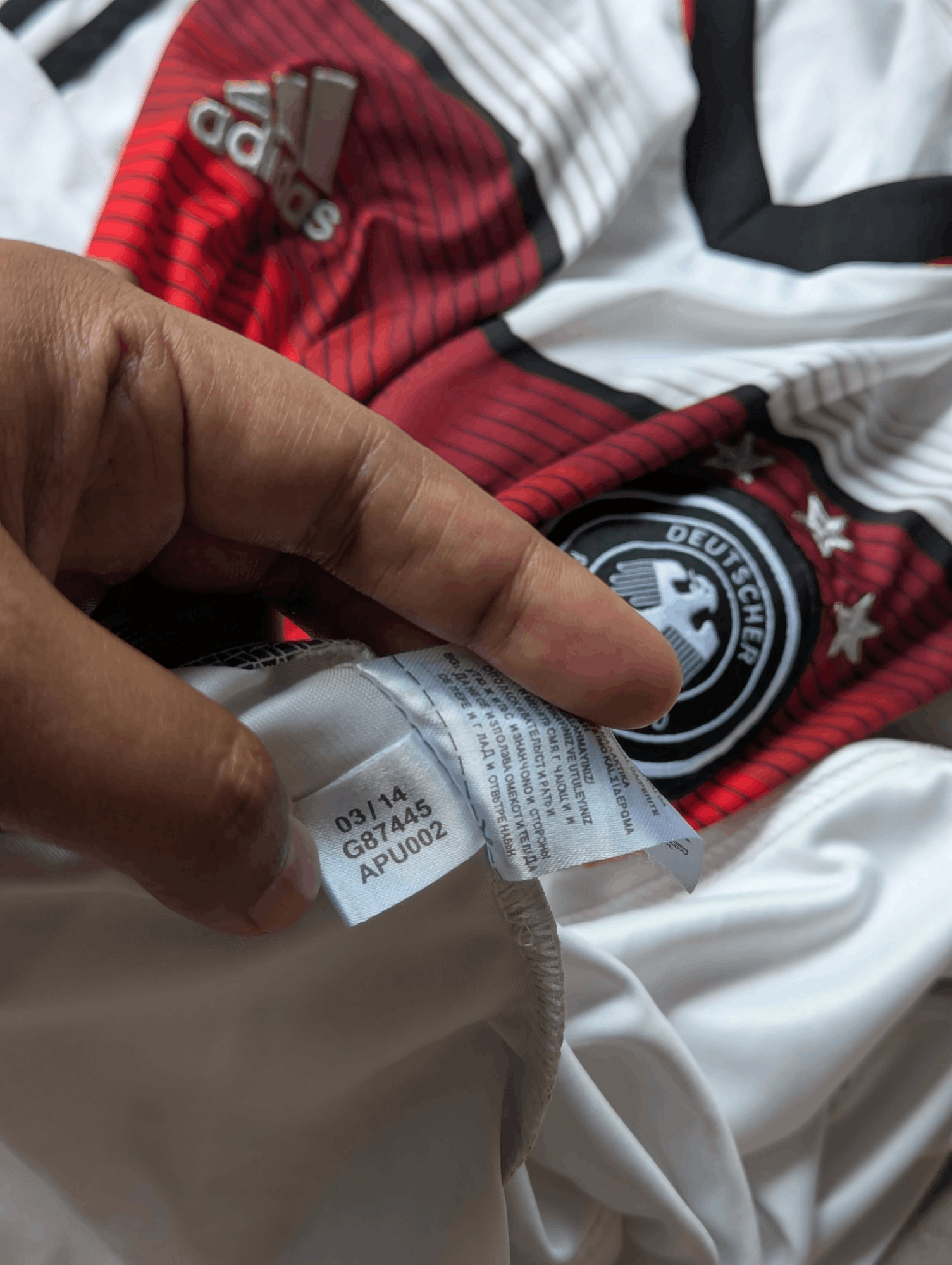 Other Adidas Germany 2014/15 Home Football Shirt Jersey Size US L / EU 52-54 / 3 - 8 Thumbnail