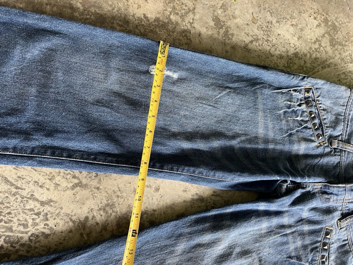 If Six Was Nine × Japanese Brand × Vintage Doublewaist Studded Pocket Nyalus Denim Size US 31 - 10 Thumbnail
