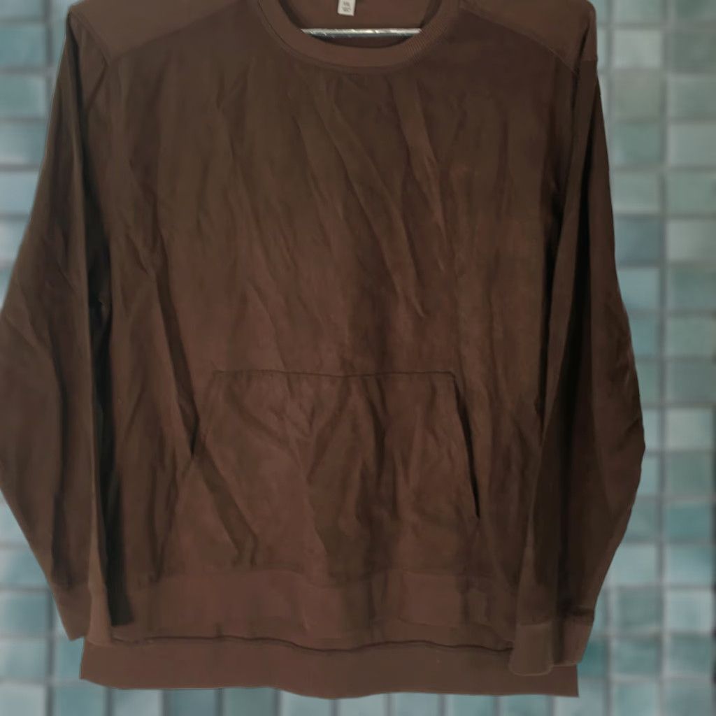 Calvin Klein Calvin Klein Mens Pullover Sweater Brown Crew Neck Long Sleeve Size XXL Solid Knit Casual Size US XXL / EU 58 / 5 - 1 Thumbnail