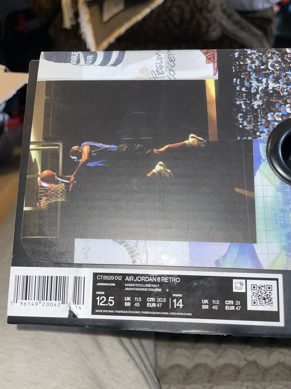 Jordan Brand Jordan 6 georgetown size 12.5 brand new Size US 12.5 / EU 45-46 - 10 Thumbnail