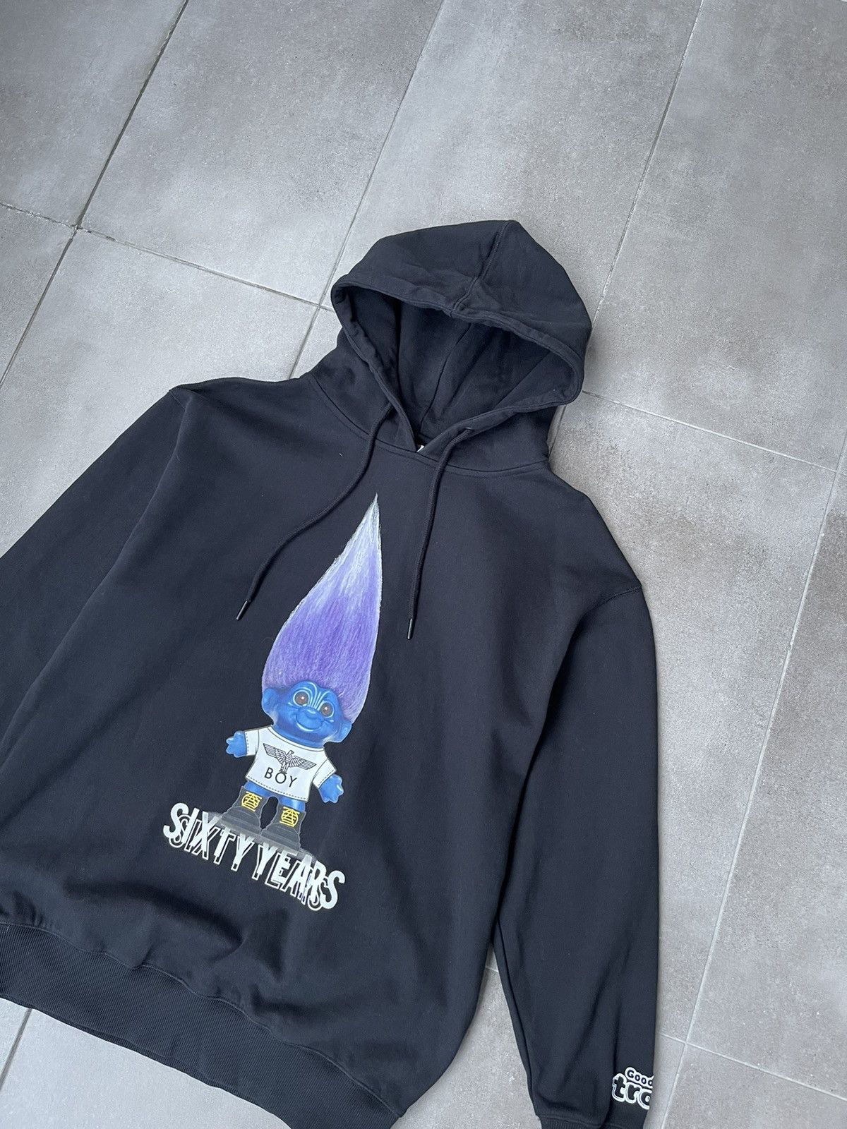 Boy London Boy London X Trolls 60 Anniversary Logo Movie Black Hoodie Size US M / EU 48-50 / 2 - 8 Thumbnail