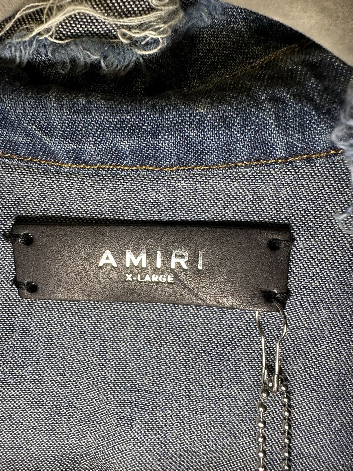 Amiri AMIRI Western Denim Distressed Long Sleeve Size US XL / EU 56 / 4 - 9 Thumbnail