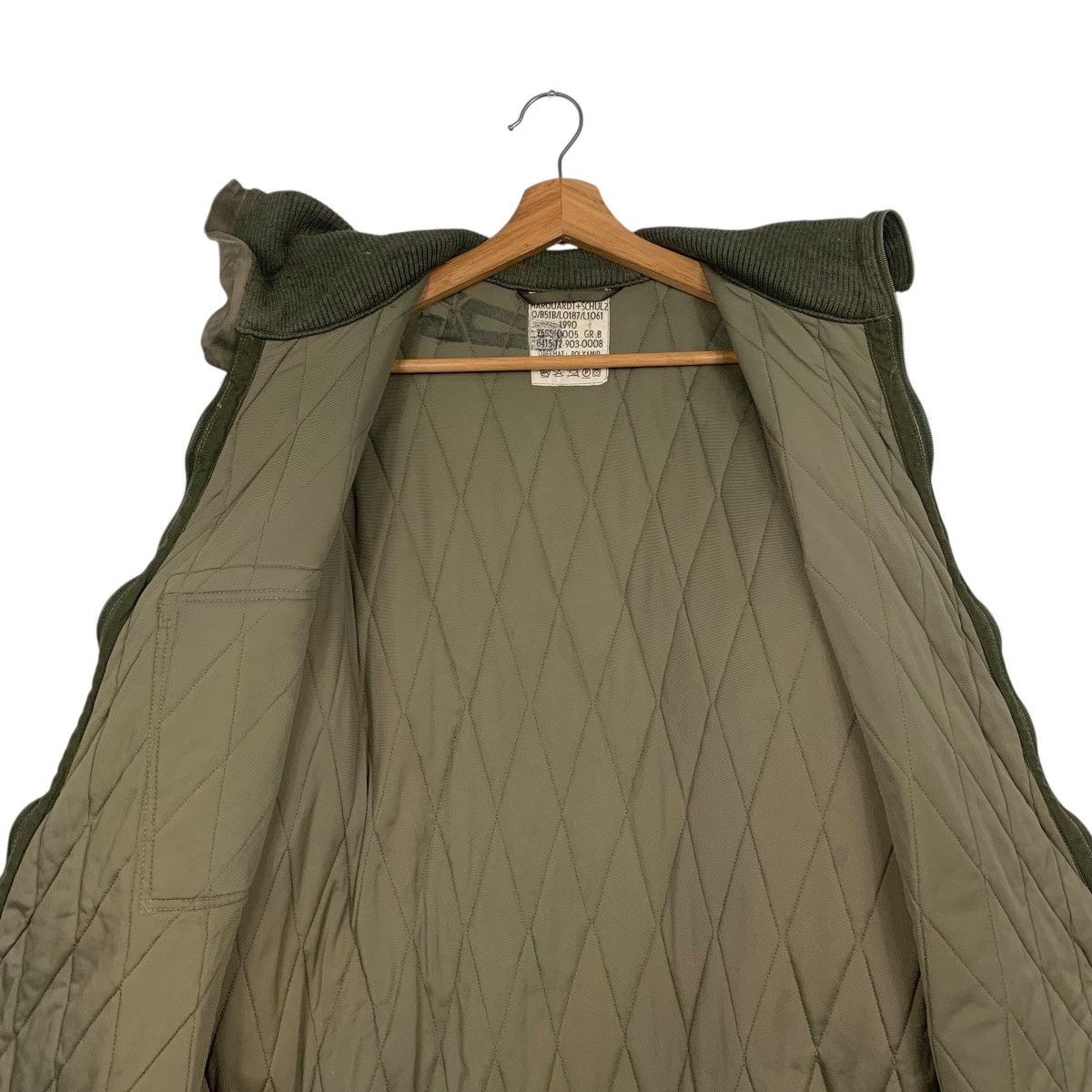 Vintage Vintage Military Opti Zipper Quilted Jacket Size US M / EU 48-50 / 2 - 12 Thumbnail
