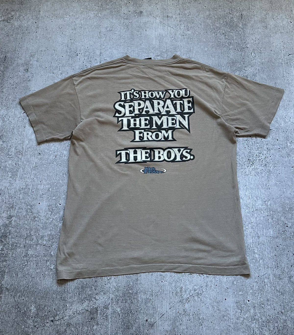 No Fear 90s No fear Vintage 'Its how you separate the men' Tee Size US XL / EU 56 / 4 - 1 Thumbnail