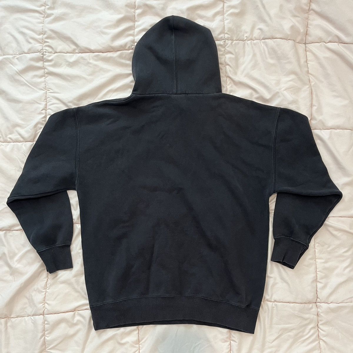 Vintage Black and yellow graphic hoodie by B45 Size US L / EU 52-54 / 3 - 2 Thumbnail
