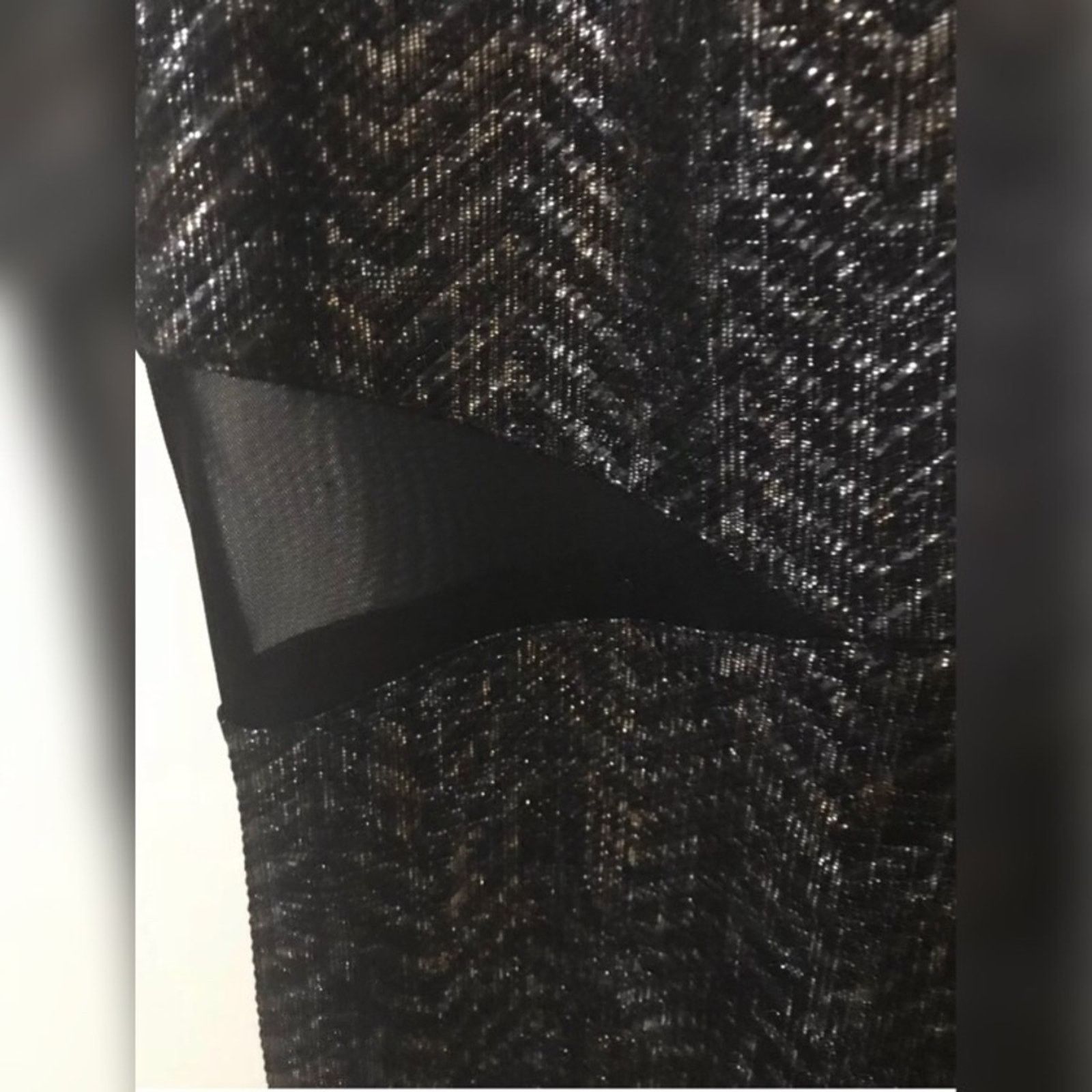 Other NWT Soprano Metallic Chevron Bodycon Dress Size XXL / US 16-18 / IT 52-54 - 3 Thumbnail